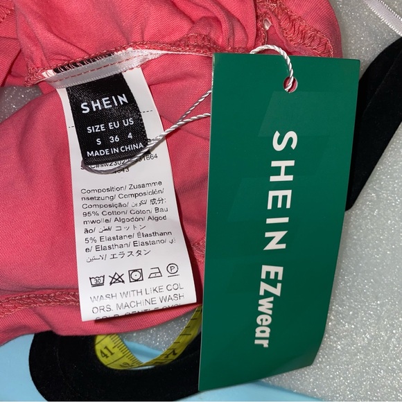 New SHEIN EZwear Barbiecore Pink Summer Solid Ruched Halter Top Size Small - Picture 8 of 8